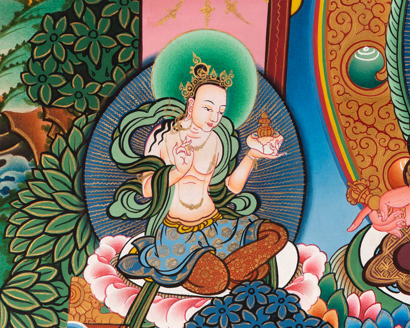 Guru Rinpoche Print | Digital Wall Decor | Buddhist Gifts