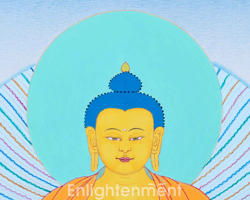 Buddha Gautama Thangka, Guidance to Your Spiritual Journey | Shakyamuni Buddha