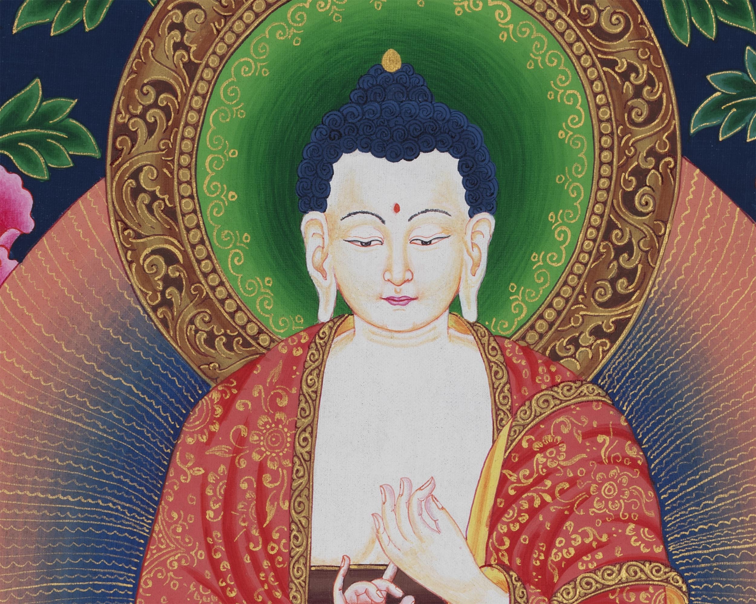 Vairochana Buddha | Thangka Print | Wall Decors