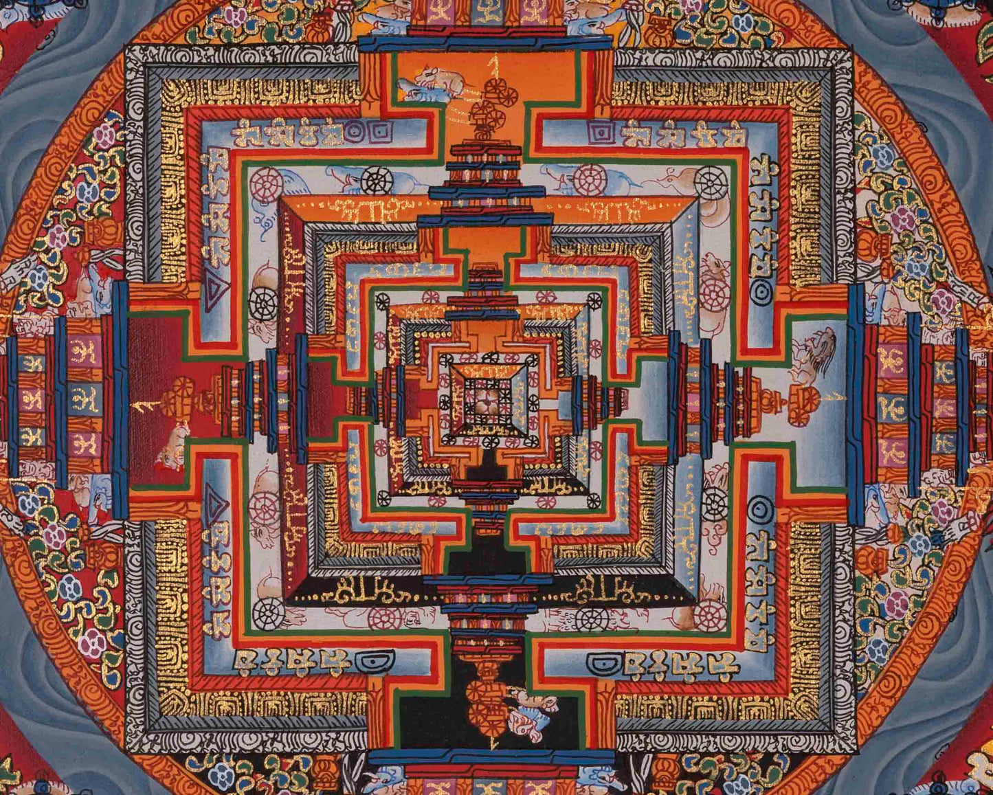 Mandala Thangka | Kalachakra Mandala | Religious Wall Decors