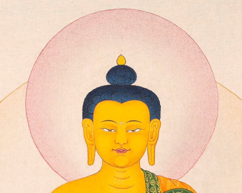 Shakyamuni Thangka | Tibetan Buddhist Art