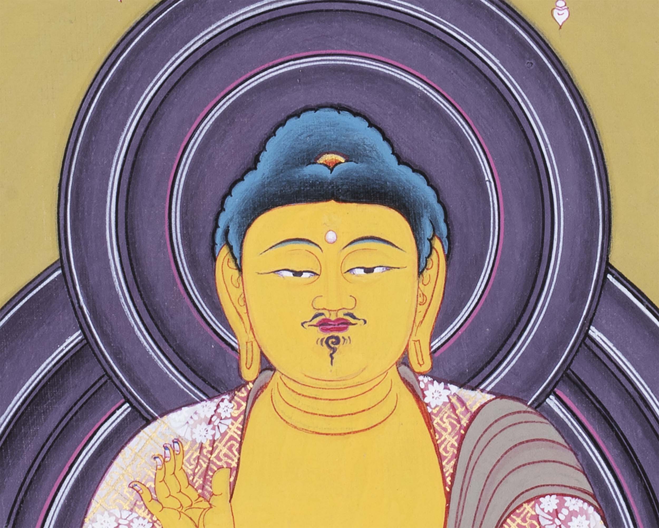 Buddha Thangka Print | Japanese Style Painting | Wall Decors