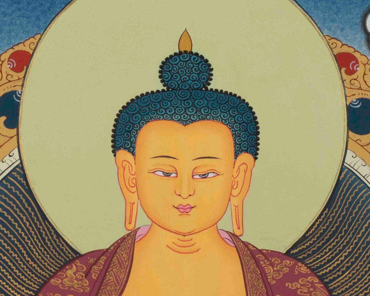 Gautam Buddha Thangka | Original Tibetan Buddhist Religious Painting