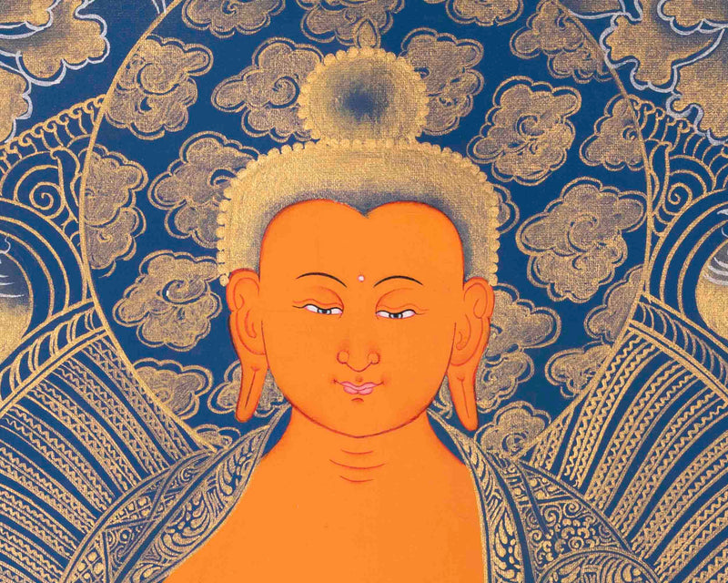 Gautam Buddha Thangka | Traditional Buddhist Painting | Wall Decors