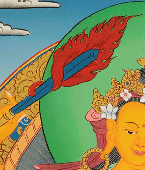 Buddhist Manjushree Thangka | Wall Hanging Decorations