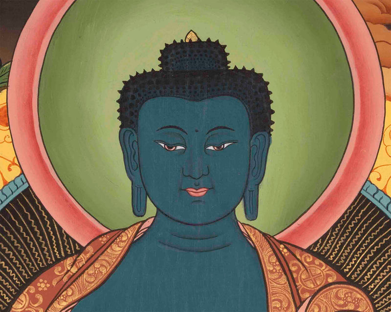 Bhaisajyaguru Thangka | Medicine Buddha | Wall Decors