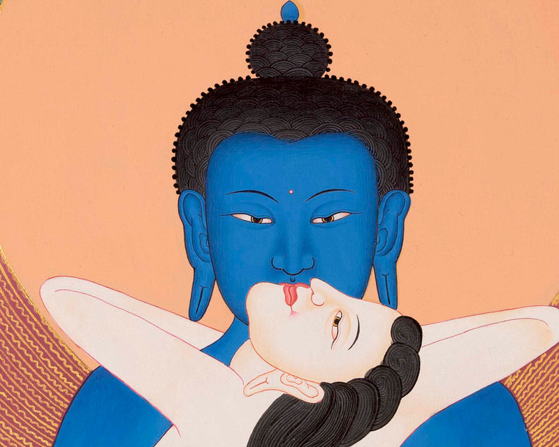 Samantabhadra Bodhisattva Thangka | Aspiration Prayer Buddha