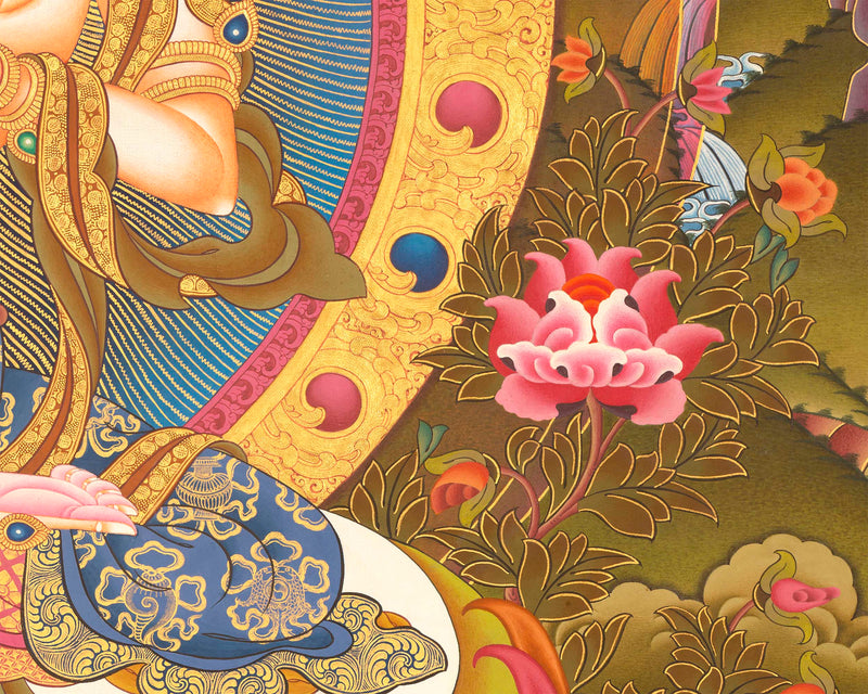 White Tara Thangka | Female Bodhisattva Art