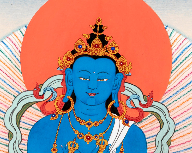 Vajradhara Thangka | The Primordial Buddha