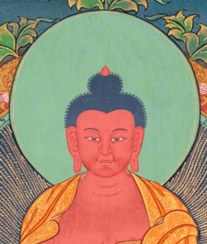 Amitabha Buddha Thangka | Buddhist Traditional Paint | Wall Decors