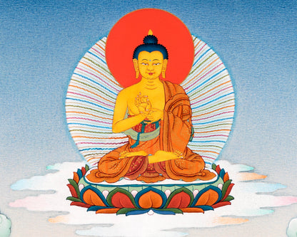 8 Medicine Buddha | Bhaisajyaguru Digital Thangka print