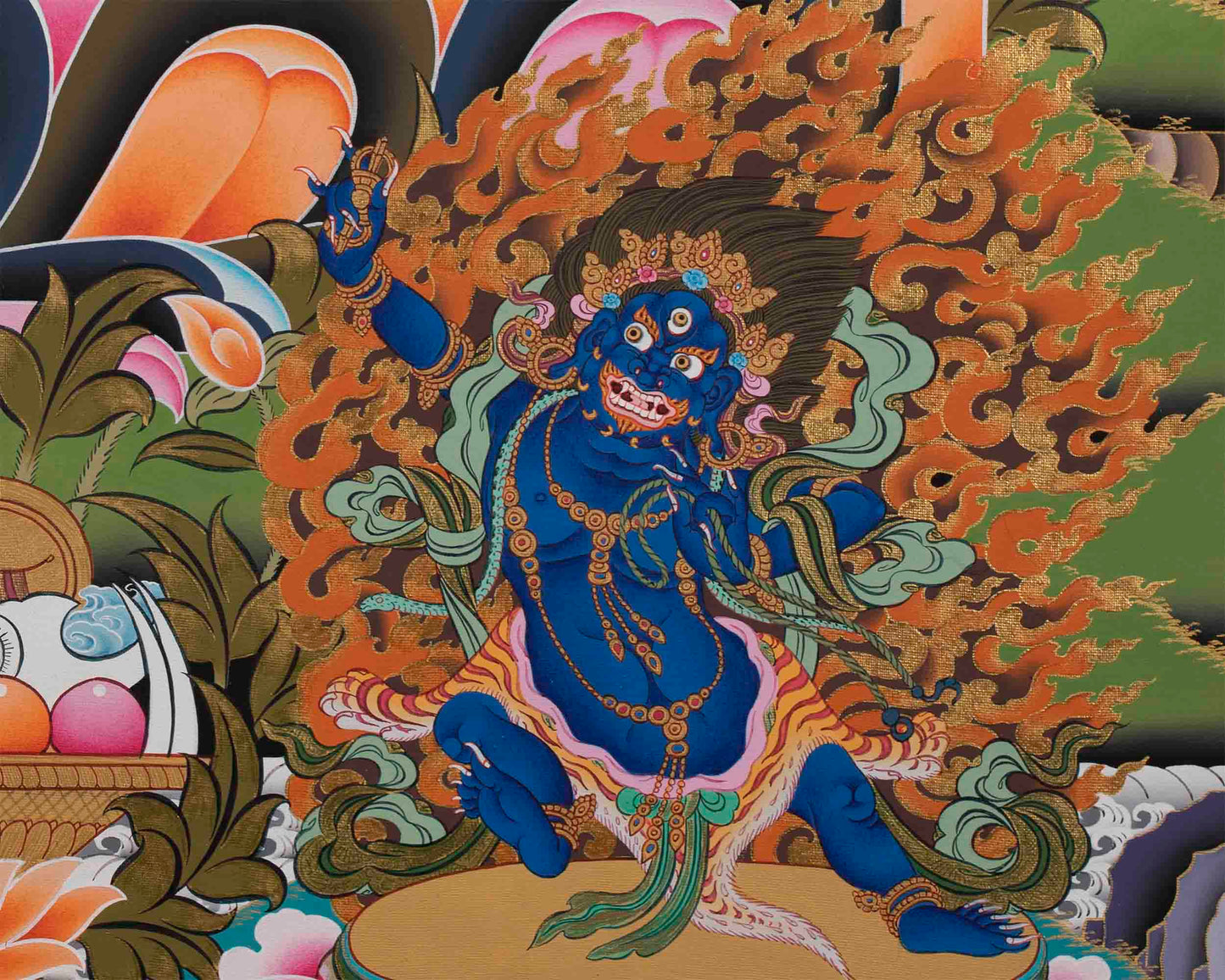 Dorje Sempa Print | Vajrasattva Thangka Print | Wall Decorations