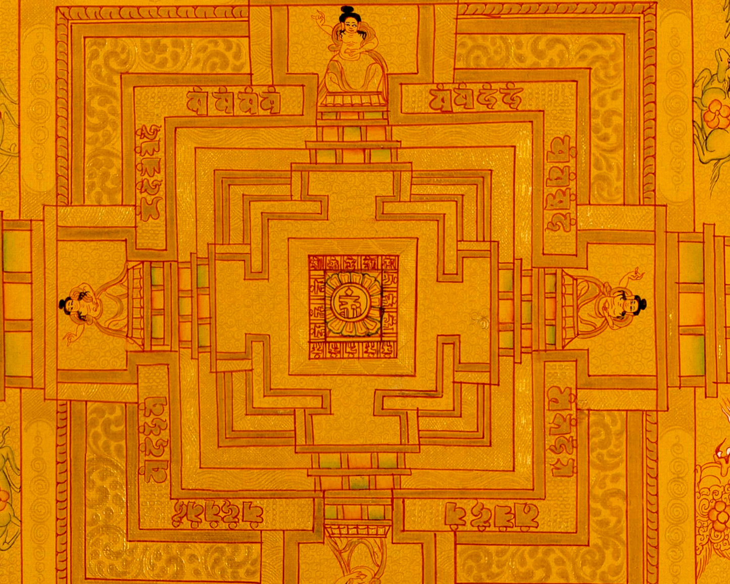 Kalachara Mandala Thanka | Buddhist Decorative Art