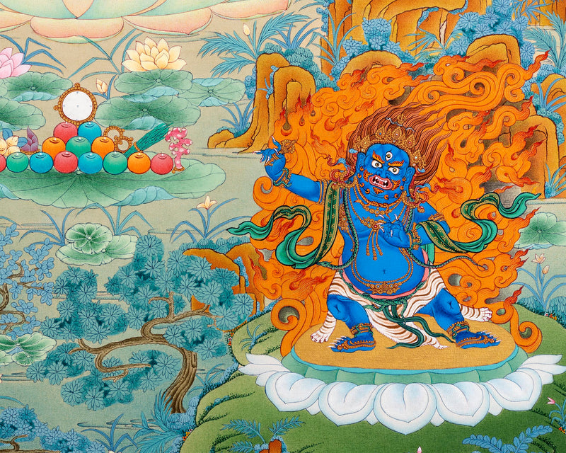 Bodhisattva Thangka | Avalokiteshvara, Manjushri, Vajrapani | Traditional Tibetan Art