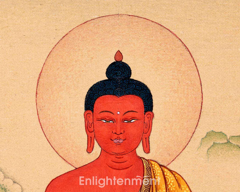 Namo Amitabha's Blessings In Thangka Painting | Buddha of Infinite Light | Inspiring Devotion in Art