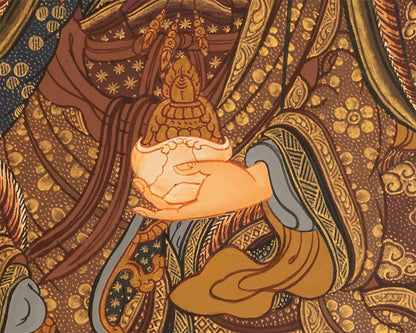 Padmasambhava Rinpoche Thangka | Tibetan Buddhist Art | Wall Decors