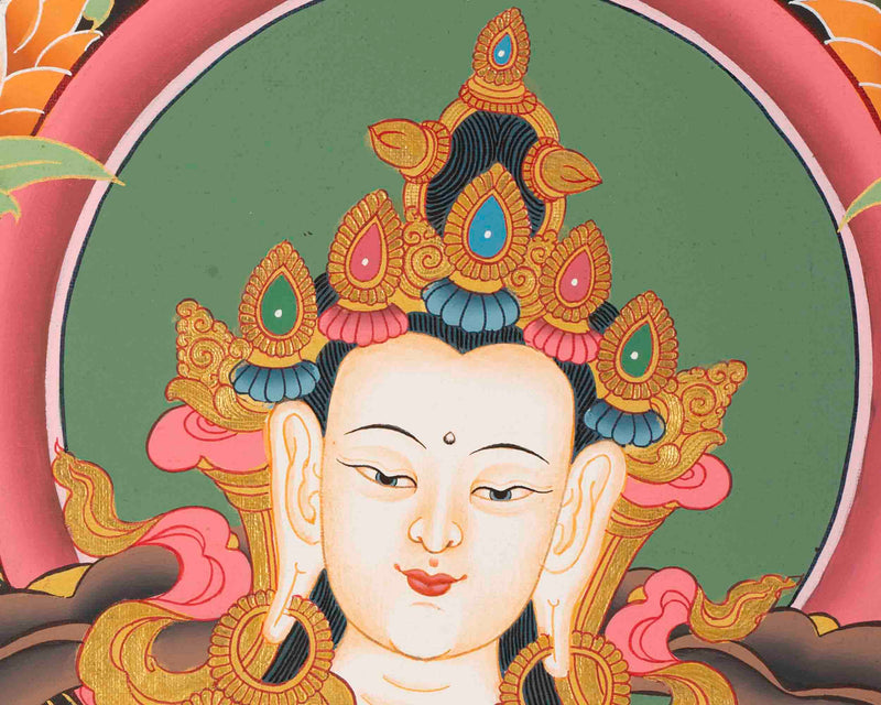 Vajrasattva Dorje Sempa | Handpainted Thangka | Religious Art