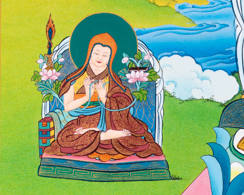 Sakya Master Thangka | Sachen Kunga Nyingpo Tibetan Painting