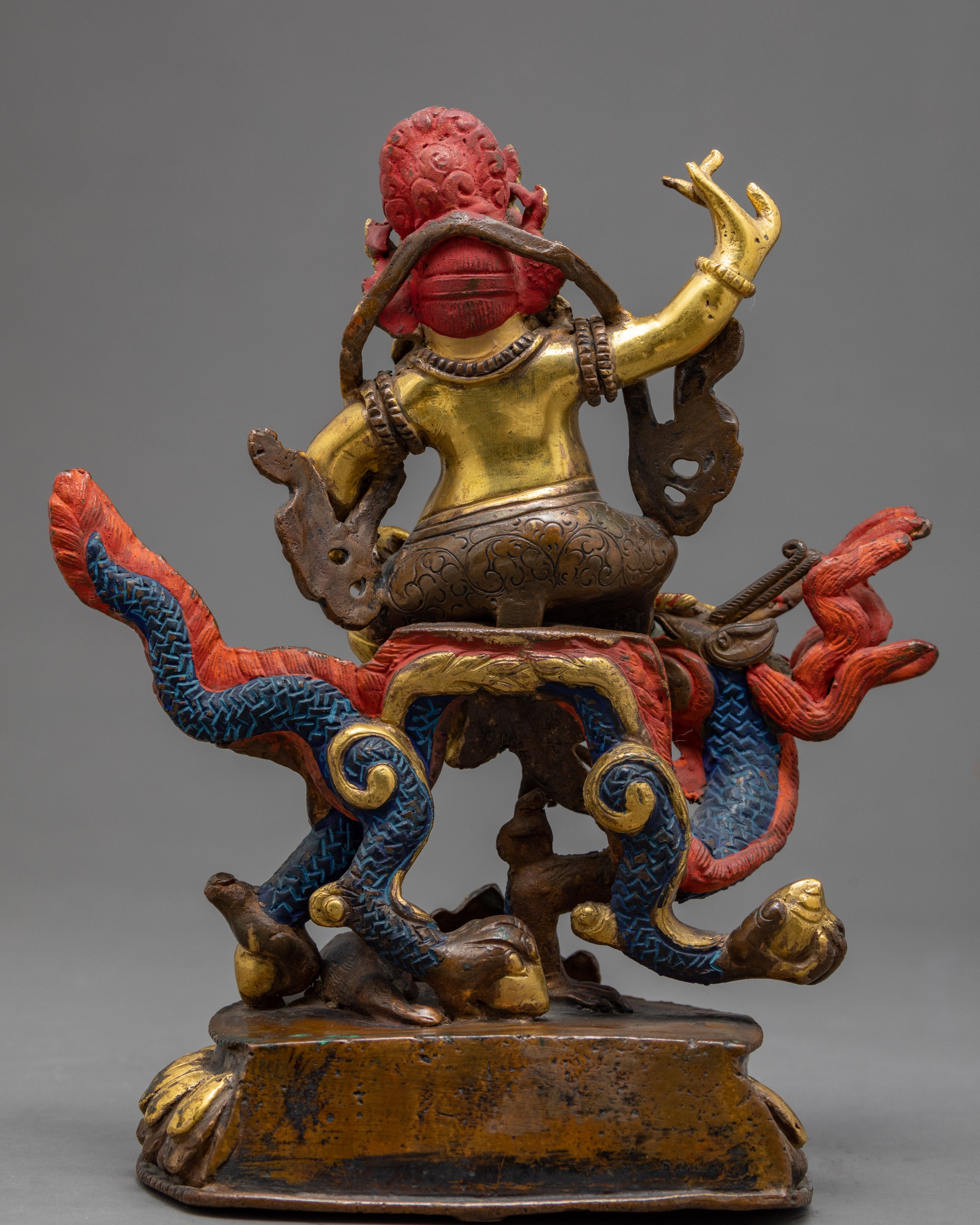 Jambhala | Tibetan Buddhist Wealth Deity | Mini Buddha Statue