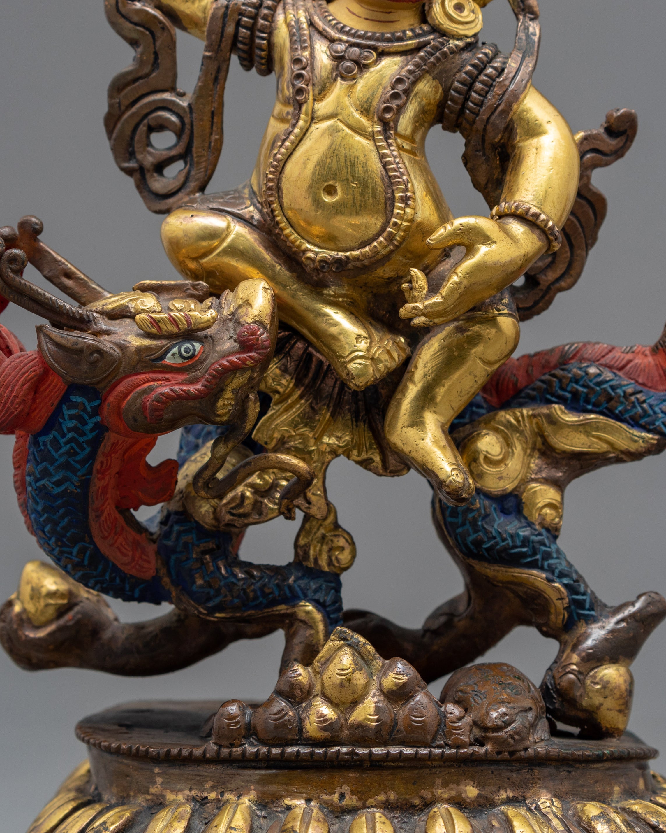 Jambhala | Tibetan Buddhist Wealth Deity | Mini Buddha Statue