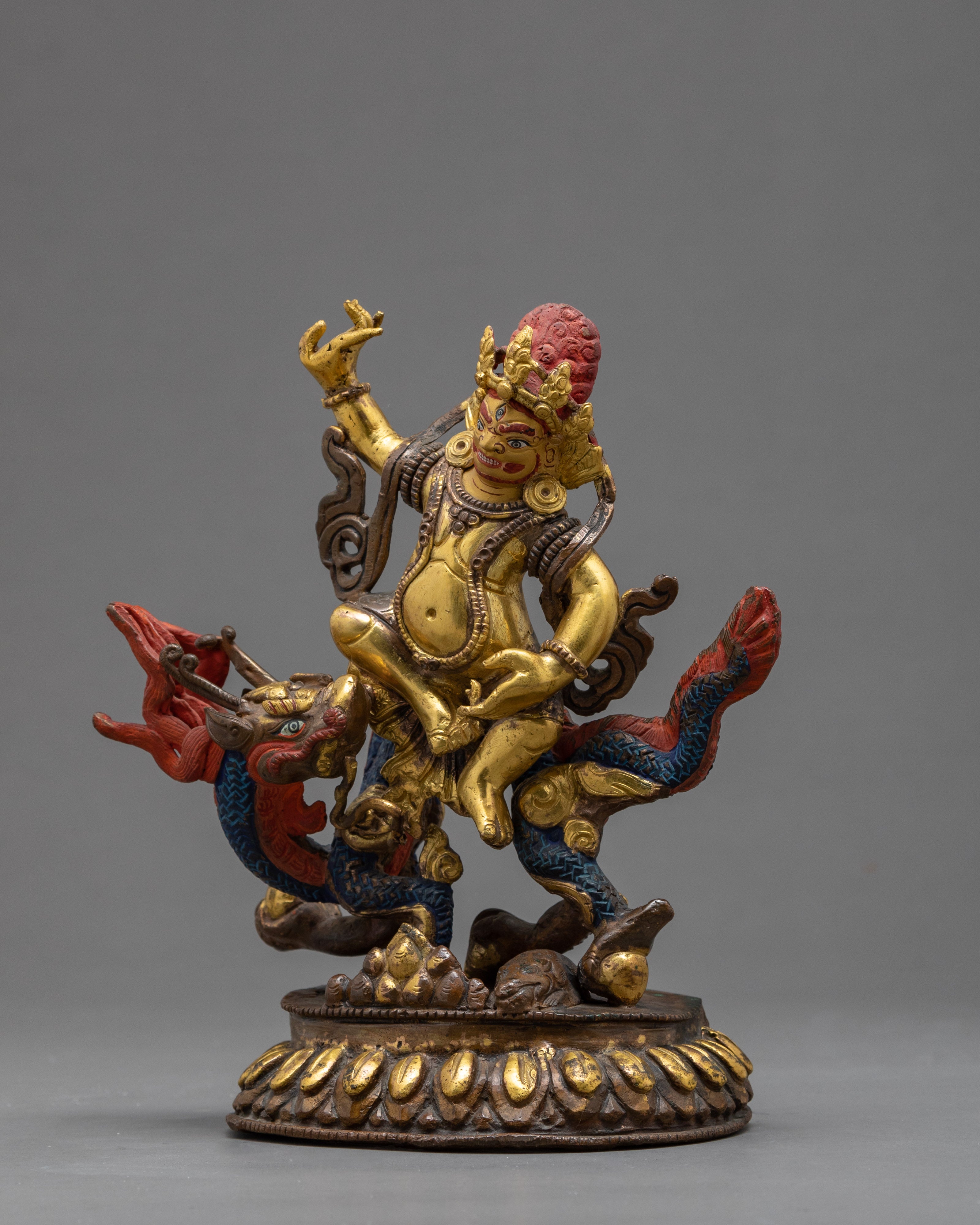 Jambhala | Tibetan Buddhist Wealth Deity | Mini Buddha Statue
