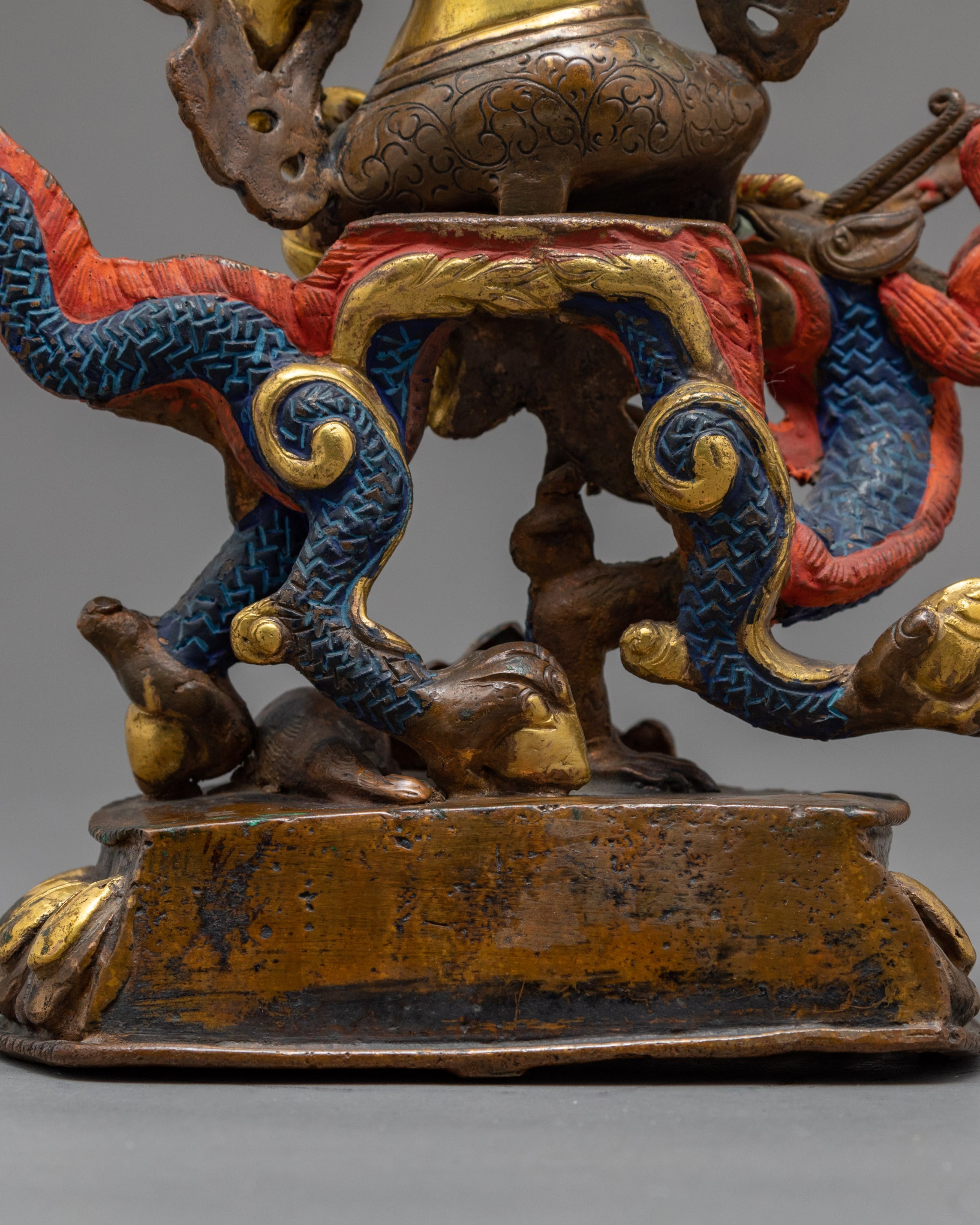Jambhala | Tibetan Buddhist Wealth Deity | Mini Buddha Statue