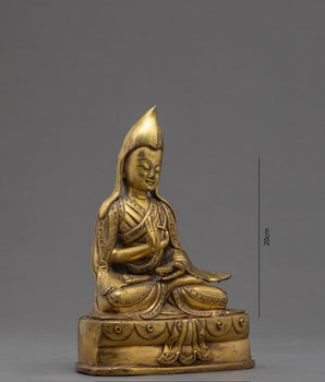 Vintage 1st Dalai Lama | Gendun Druppa Statue