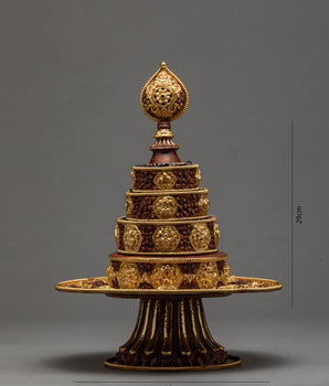 Vintage Mandala Set | Buddhist Ritual Items | Mandala Offering Set