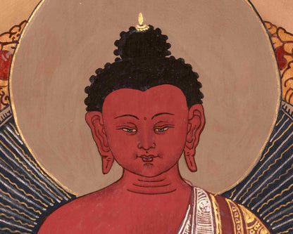 Amitabha Buddha Thangka | Traditional Buddhist Art | Wall Decors