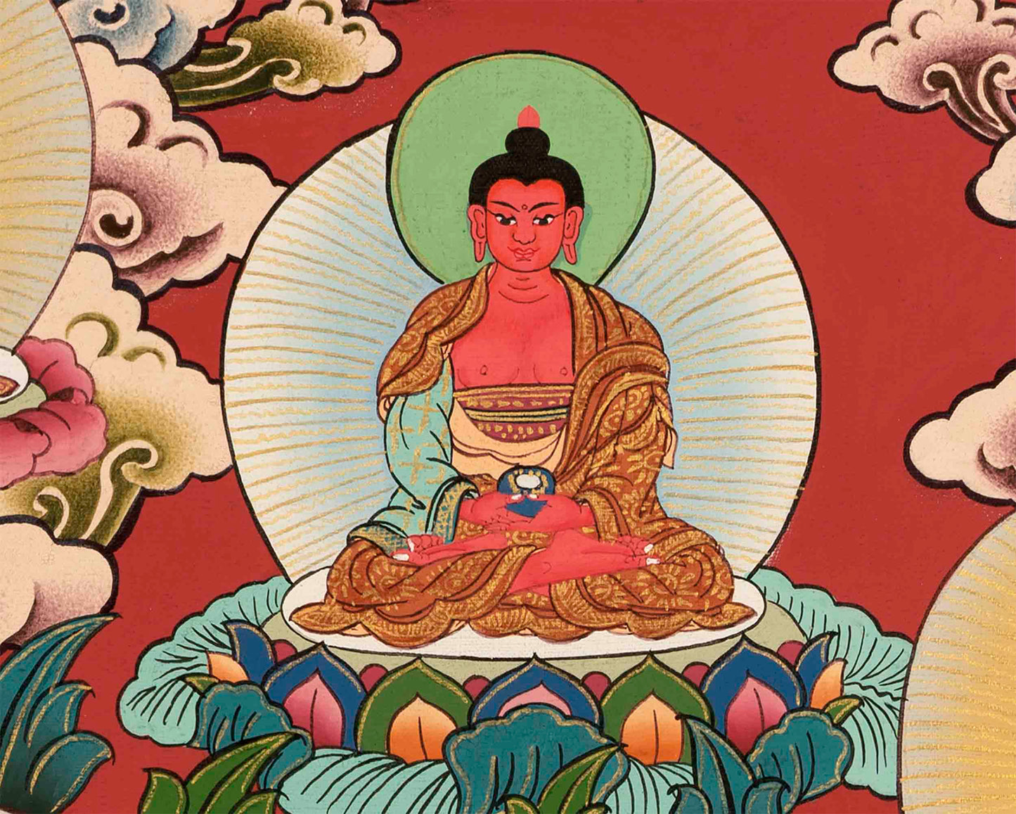 Gautama Buddha Thangka | Gift For Buddhist | Wall Decoration Art