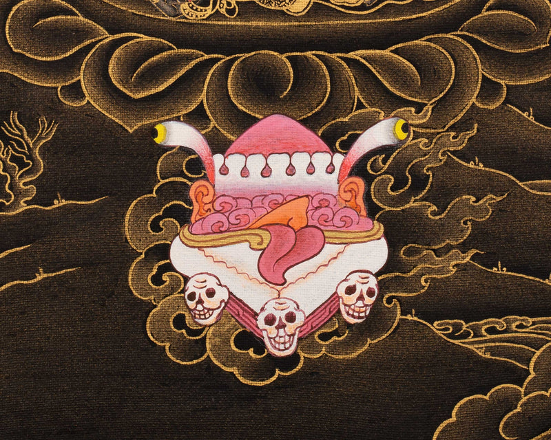 Hevajra with Nairatmya, Tibetan Yidam Thangka