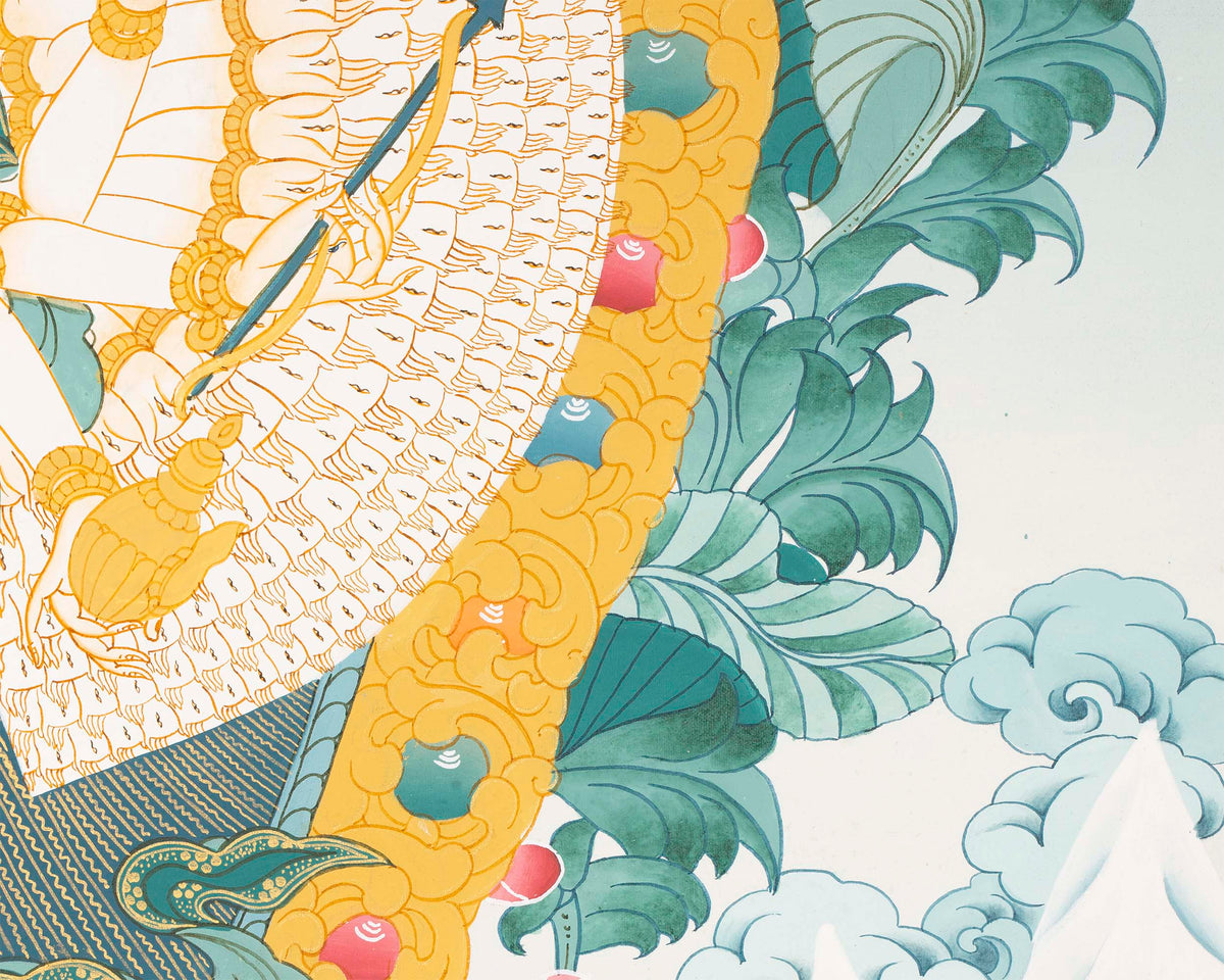 1000 Armed Avalokitsevara | Religious Buddhist Thangka | Wall Decors