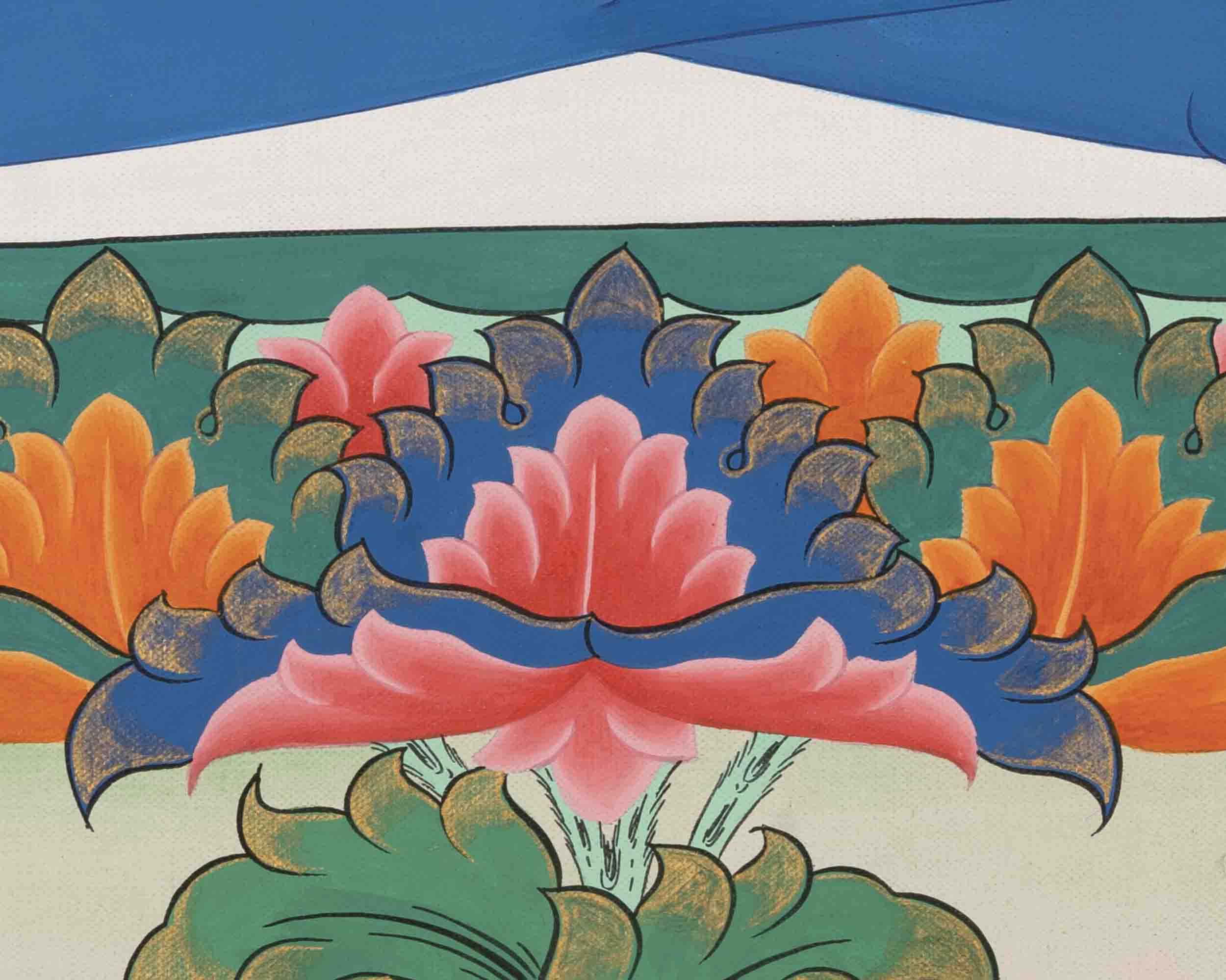 Yab Yum Buddha Thangka | Samantabhadra | Buddhist Artwork
