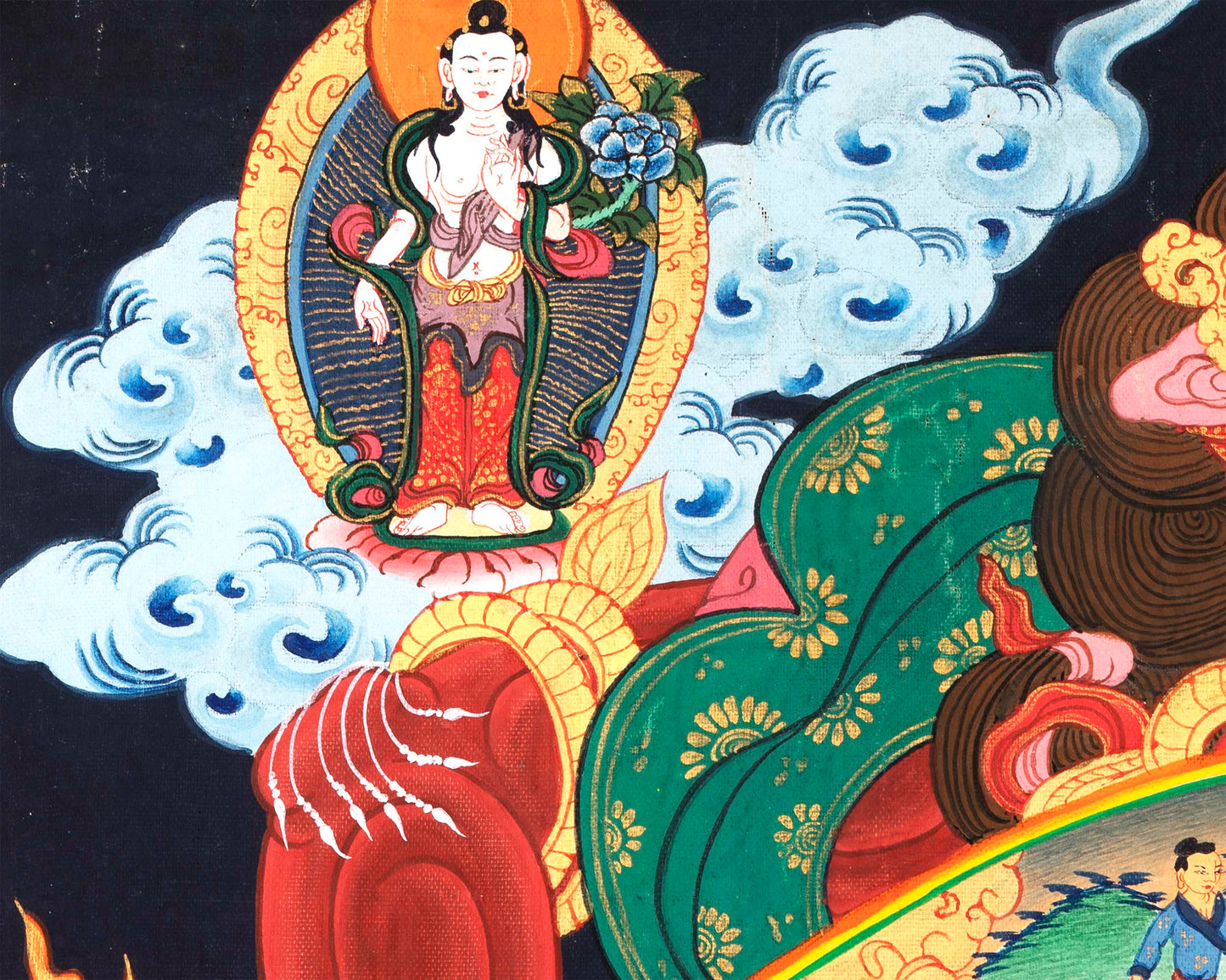 Tibetan Bhavachakra Print  | Wheel of life Thangka Prints