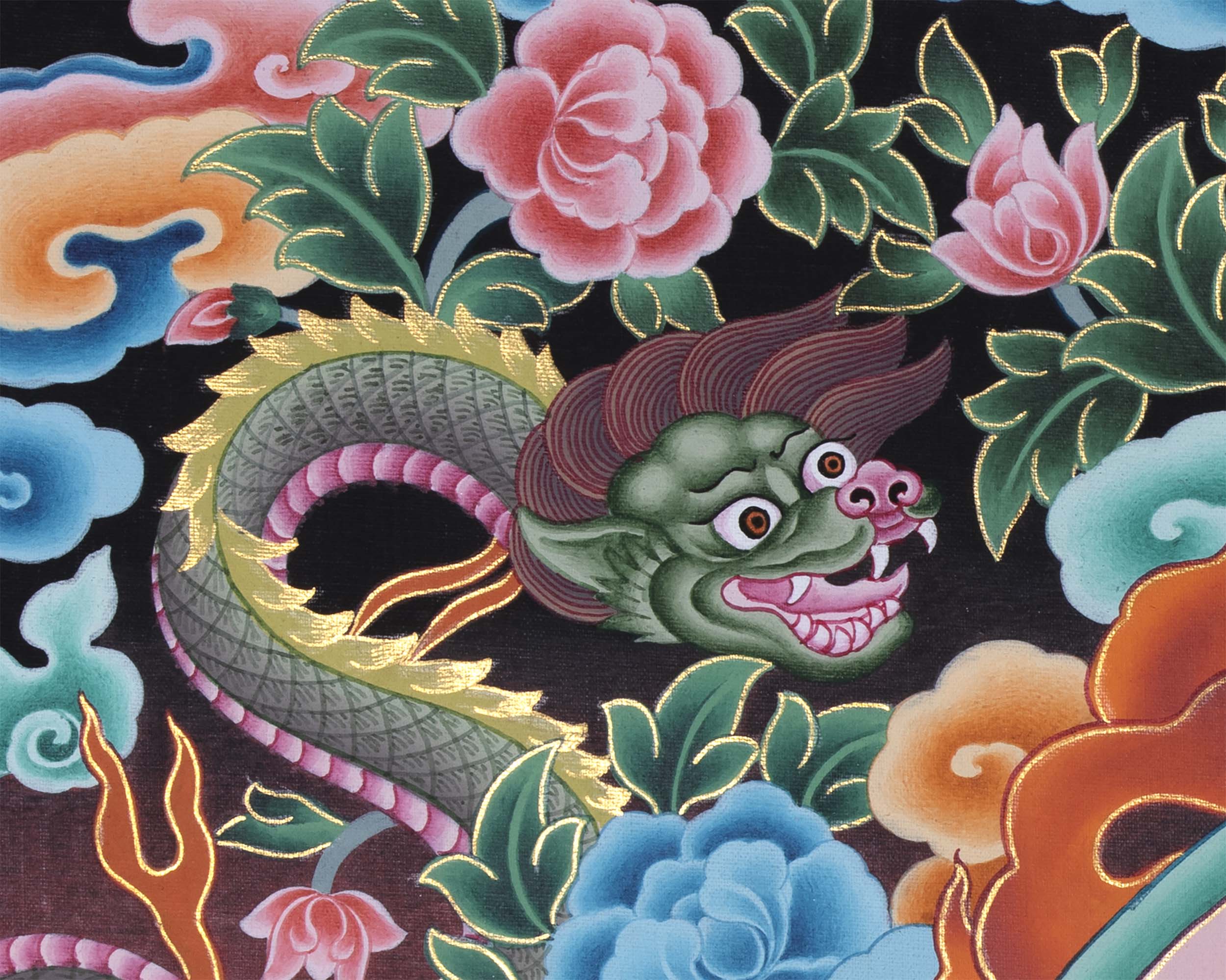 Ganesh Prints | Digital Thangka Prints | Wall Decors