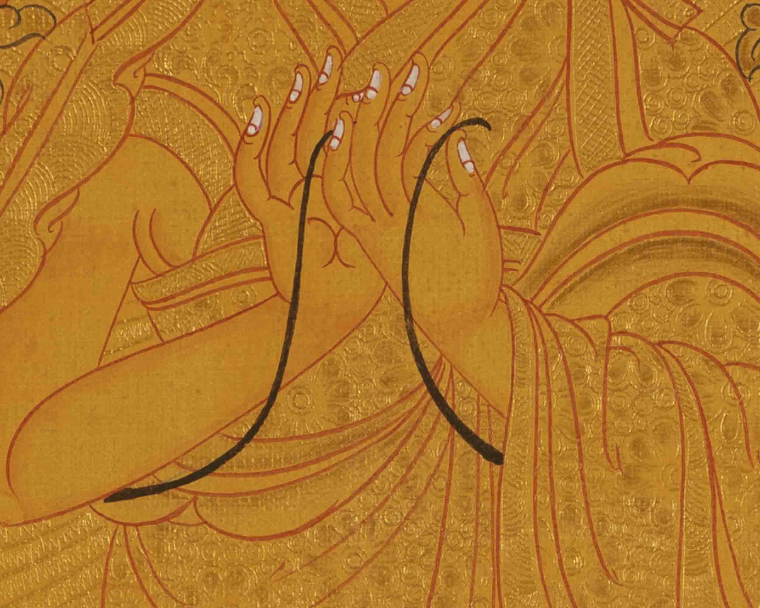 Tsongkhapa Thangka | Tibetan Buddhist Artwork | Wall Decors
