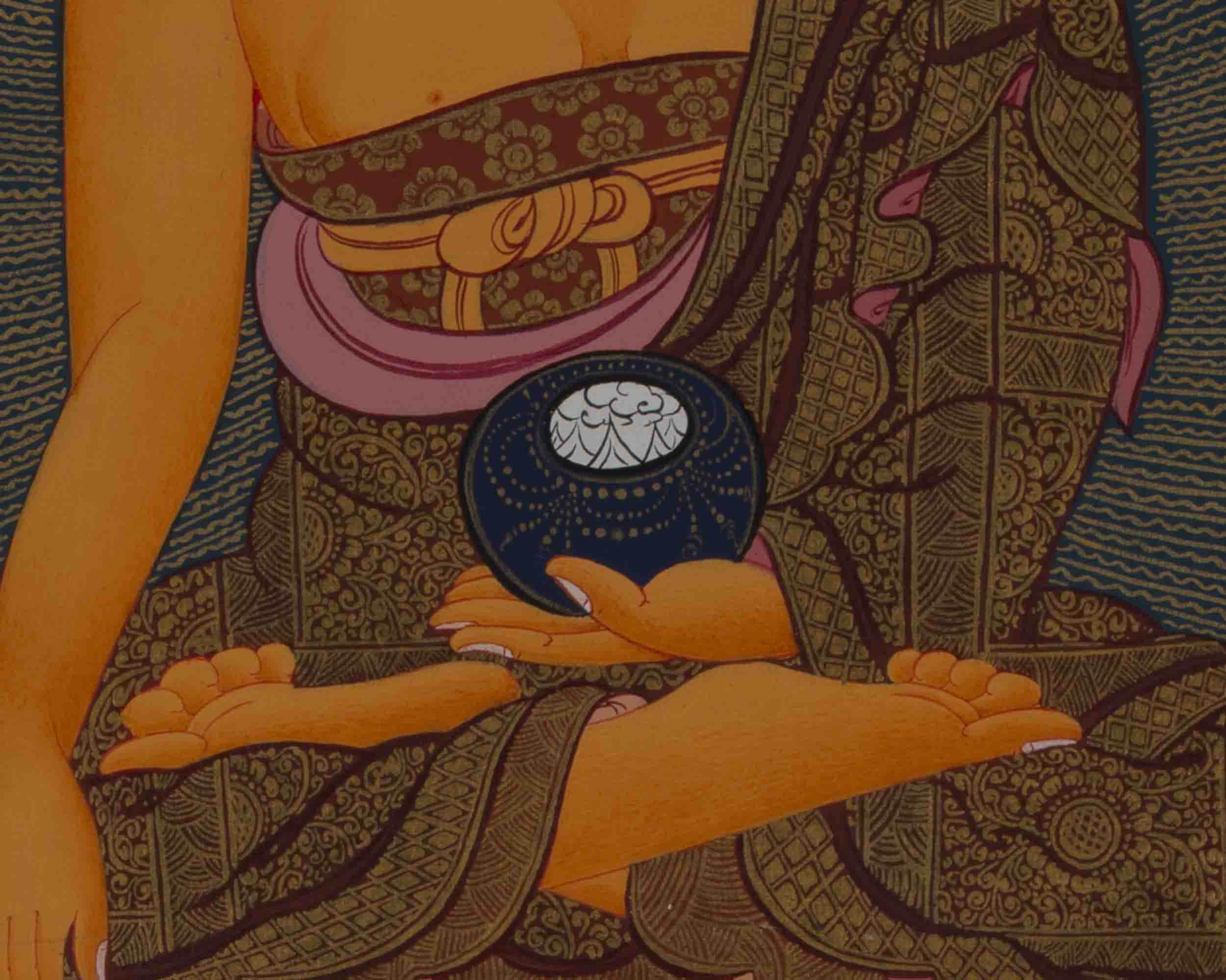 Shakyamuni Buddha Thangka | Buddhist Religious Painting