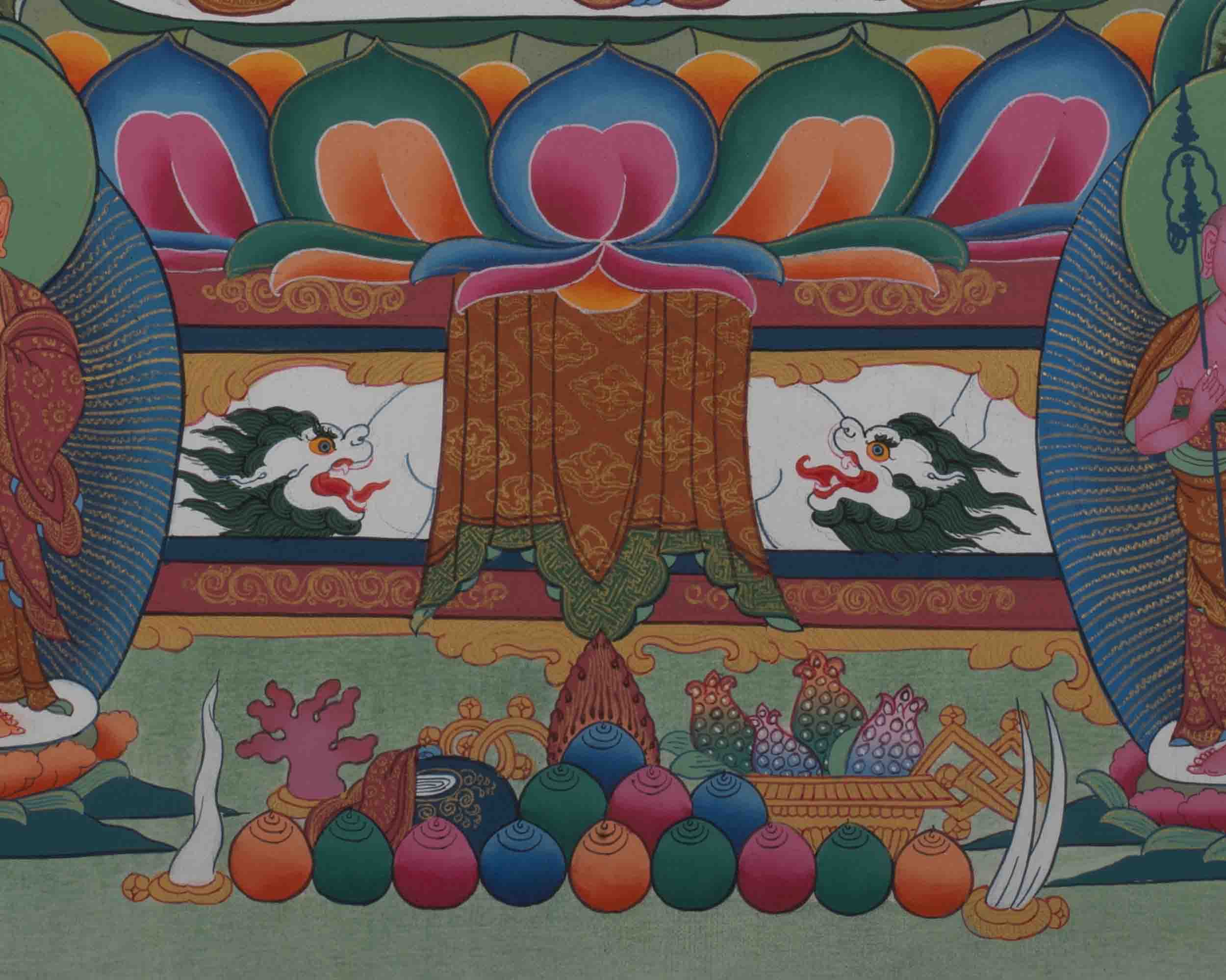 Shakyamuni Buddha Thangka | Wall hanging Decor