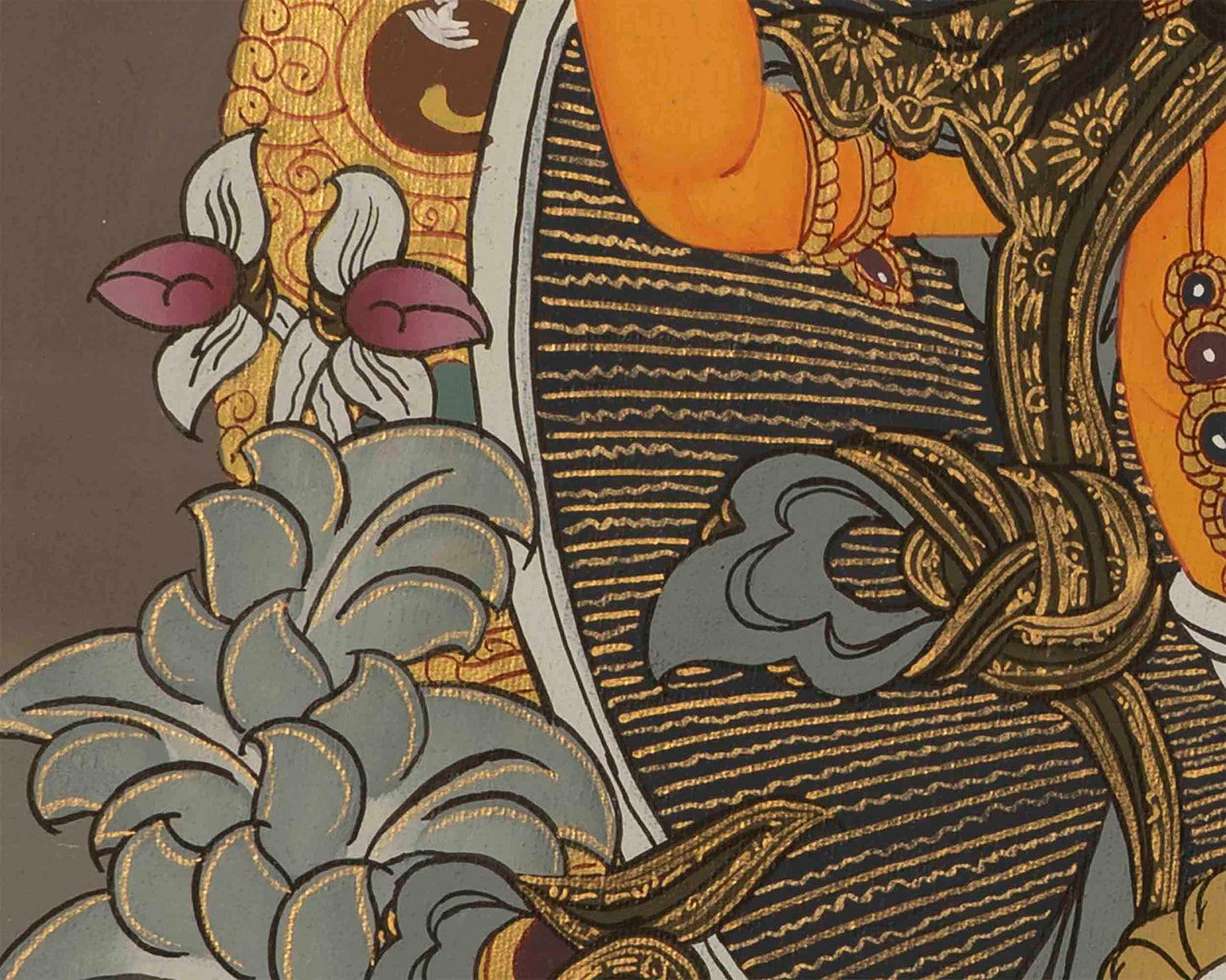 Manjushree Thangka Painting | Buddhist Wall Hanging