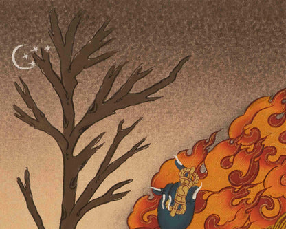 Vajrapani Thangka | Handpainted Thangka