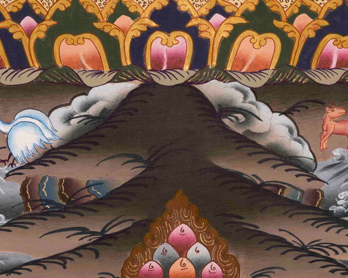 Avalokitesvara Chenrrsig Thangka | Bodhisattva Of Compassion | Wall Decors