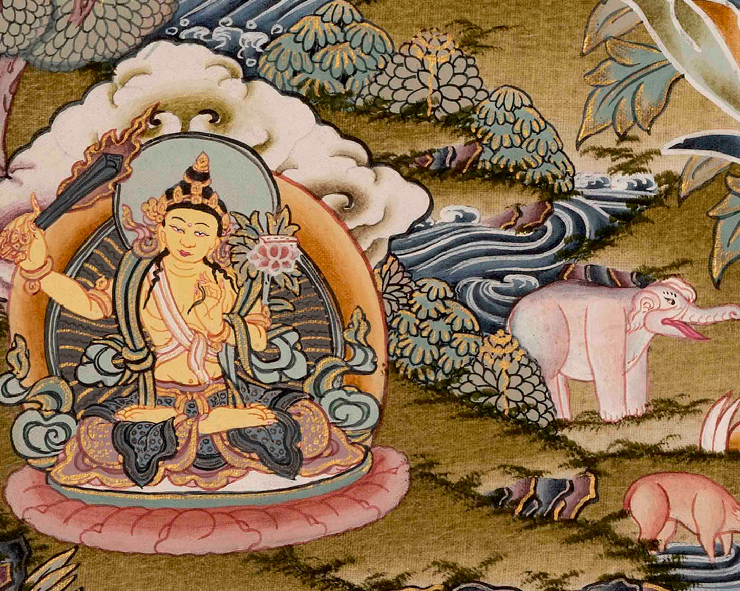 Avalokiteshvara Thangka | Spiritual Asian Art