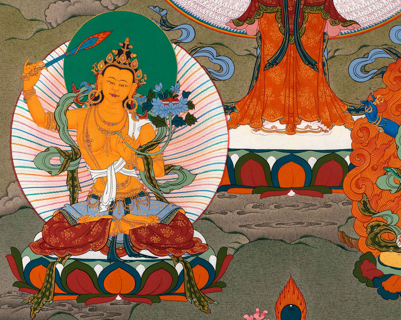1000 Arm Chenrezig Thangka | Traditional Tibetan Bodhisattva Art