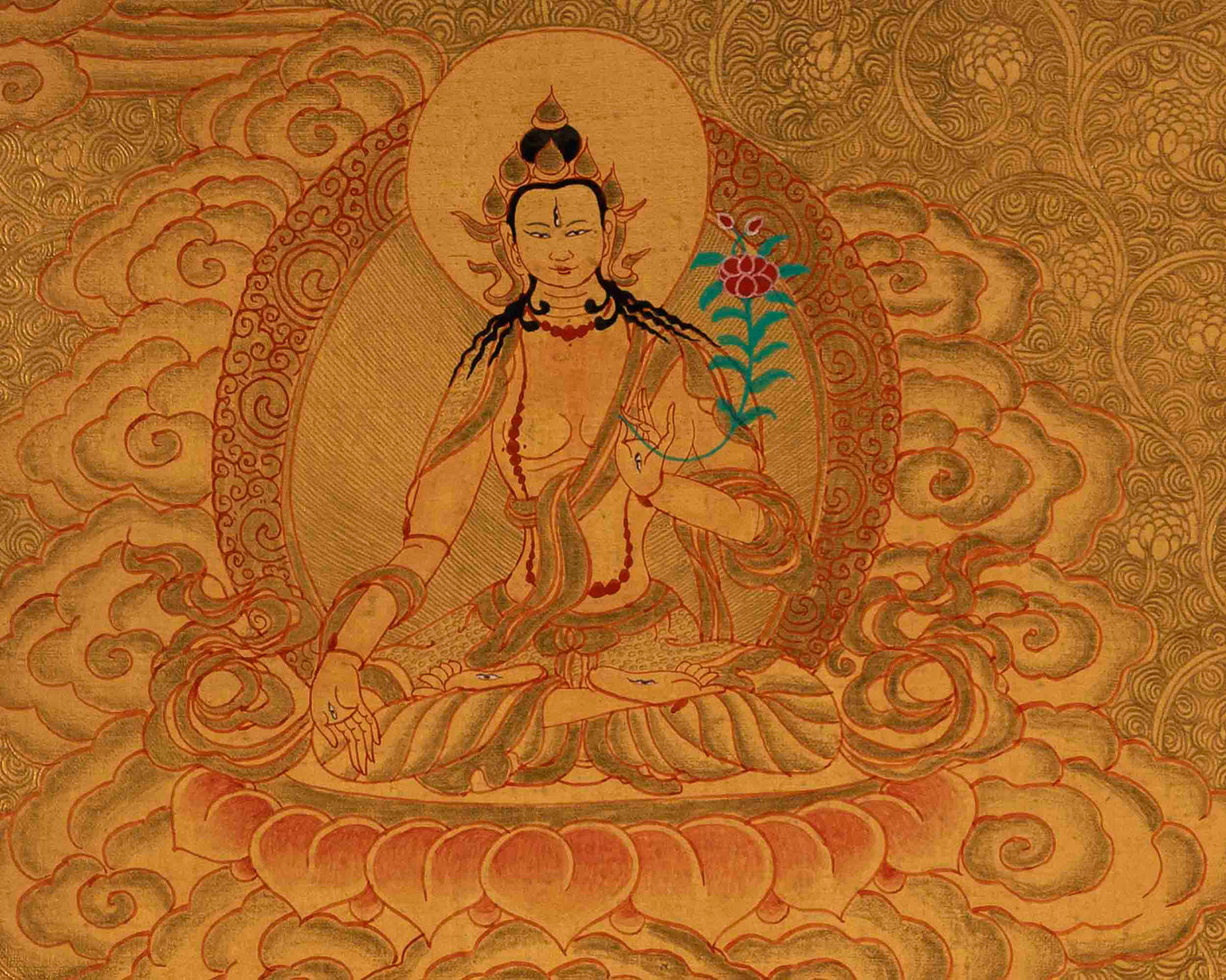 Vajrasattva Mandala Thangka | Buddhist Gift Ideas