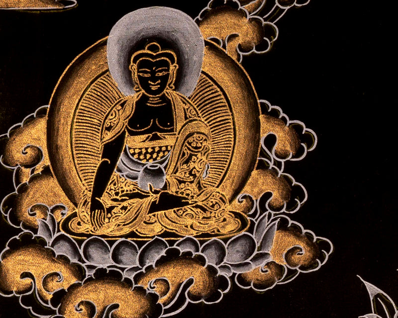 Bodhisattva Manjushree Thangka | Buddhist Art Painting