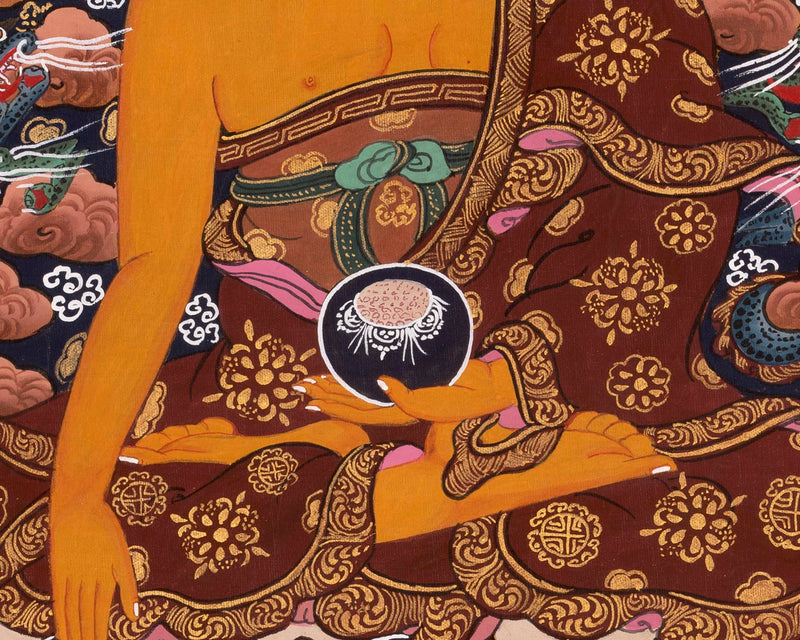 Original Shakyamuni Buddha | Buddhist Religious Thangka Painting