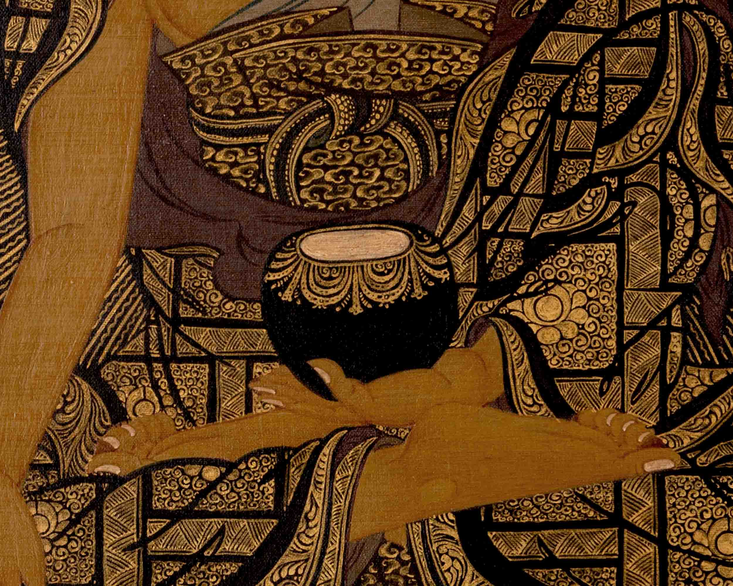 Shakyamuni Buddha Thangka | Religious Buddhist Art | Wall Decors