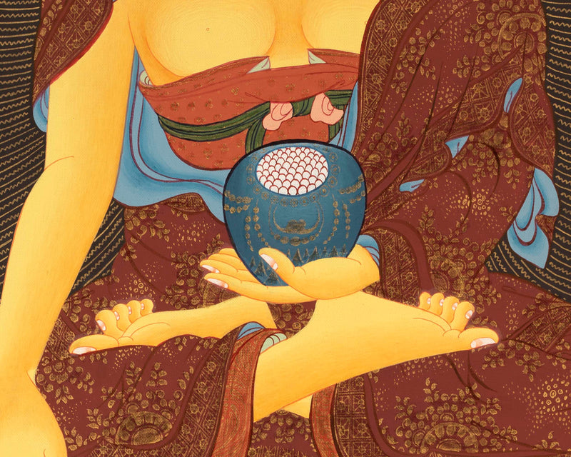 Traditional Shakyamuni Buddha |  Buddhist Thangka Painting