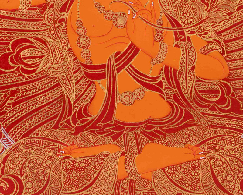 Bodhisattva Manjushree Thangka | Religious Art | Buddhist Gifts