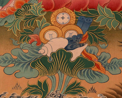 Buddhist Green Tara Thangka | Wall Hanging Decorations